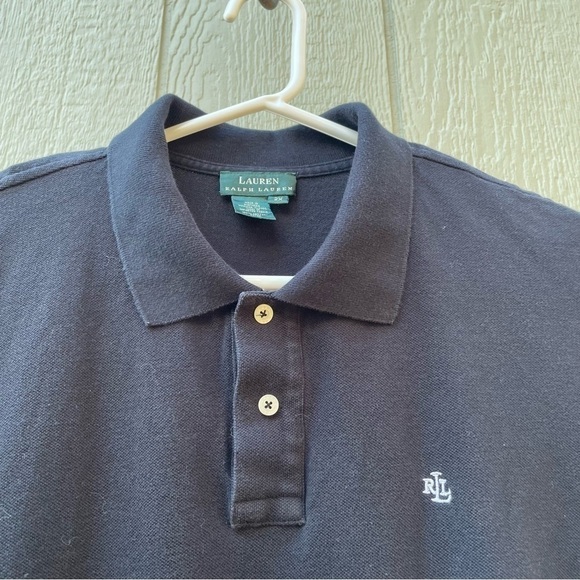 Lauren Ralph Lauren Shirt Men's 2X Black Classic Fit ,Embroidered Logo LRL - Picture 2 of 13